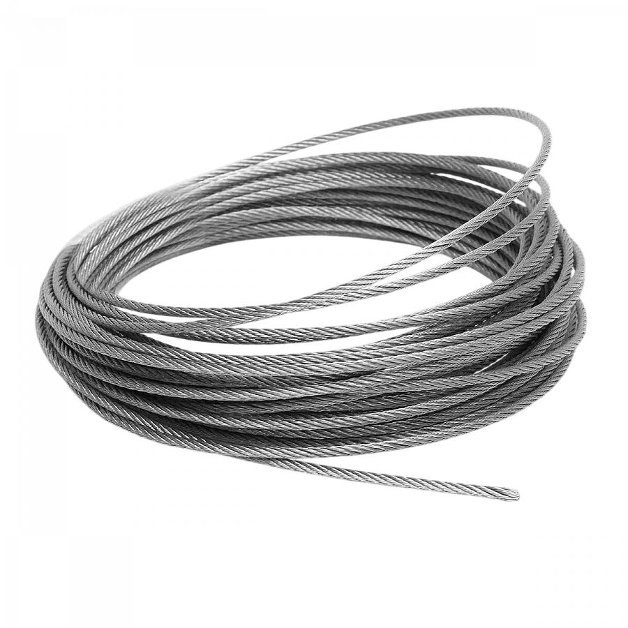Трос стальной DIN 3060 (6х19) М8 - 100м боб